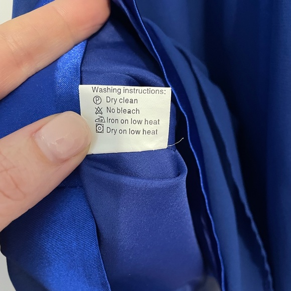 Beautiful blue mini dress great for homecoming, prom,or a fun girls night out! - Picture 4 of 8